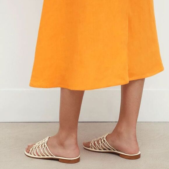 Mansur Gavriel Mignon Strappy Slide Sandals NEW - Picture 2 of 8